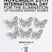 Mirabal Sisters Butterfly Sticker Pack