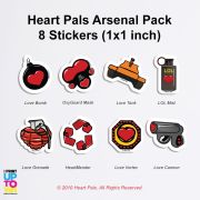 Heart Pals Arsenal Sticker Pack