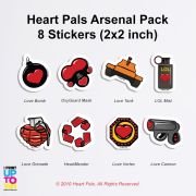 Heart Pals Arsenal Sticker Pack