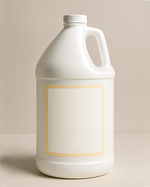 Showcase your designs with this high-resolution 5x7" label mockup, applied to a sleek, industrial-style white plastic container. Ideal for product listings, client previews, and portfolio displays. Perfect for cleaning, pet care, or specialty goods branding.